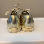 Sabastino Reno vegas metallic gold embroidered casino slots sneaker shoe size 10 Photo 2