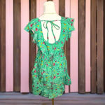 Band of Gypsies New Lottie & Holly B.O.G. COLLECTIVE Floral Ruffle Dress Short Sleeve Mini M, L Photo 4