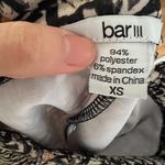 Bar III Cream & Black Abstract Asymmetrical Bodycon Skirt Size XS EUC Photo 4