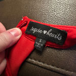 Sequin Hearts  Red Halter Dress - Women's S - Fit & Flare Photo 2