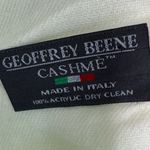 Geoffrey Beene  Cashme Made in Italy Ivory Wide Width Fringe Scarf Photo 2