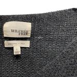 Wilfred Free  LARGE Gray V Neck Knit Italian Yarn Sweater 100% Wool - FLAWED Photo 3