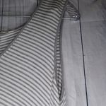 Max Studio  Striped Sleeveless Top - Gray and Blue Photo 6