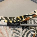 Tahari  Multicolor Leaf Print V-Neck Top Photo 3