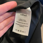 Wilfred  Aritzia Black Wrap Straight Skirt Dark Academia Womens M Career Preppy Photo 3