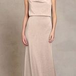 Jenny Yoo  Madelyn Cowl Neck Blouson Waist Dress Photo 0