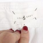 Lou & grey NWOT White Neutral Tampered Cotton Drawstring Pants Size 4 Coastal Photo 13