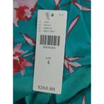 Yumi Kim Anthro Vienna Silk Floral Print A-Line Dress Dandelion Emerald 4 New Photo 13