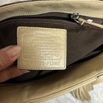 Coach Hampton F13087 Tan Pebbled Leather Satchel Handbag Purse Bag Braided Tasse Photo 10