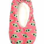 Star Wars  Mandalorian Baby Yoda Slippers, Pink, Shoe Size 8-10 Photo 5