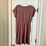 NWOT Nicole Miller New York Mauve Jersey Mini Dress, Size Large Purple Photo 2