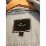 Rails  Petra Utility Jacket Anorak Hidden Hood Chambray Size Medium M GORP CASUAL Photo 3