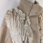3.1 Phillip Lim  Rabbit Fur Merino Cashmere Cape Sweater Size Small Photo 10