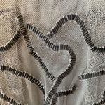 Silence + Noise  Grey Beaded Flounce Dress Size XS Photo 1