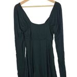 Free People Ruby Navy Blue Ripped Cut Out Long Sleeve L Photo 2