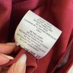 IRO Tatiana Red Suede Leather Jacket Silver Zippers Buckle Belt Fall Size 8 (40) Photo 12