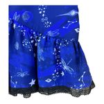 Three Floor Afterglow blue cocktail dress WOMENS SIZE 4 stars constellations Photo 2