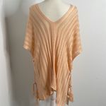 Cupshe  delicate peach swim cover up or lingerie cover up sweater.  One Size. Photo 2