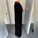 Vintage Black Velvet Long Sleeve Maxi Dress Witchy Whimsigoth Size L Photo 2