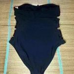 Women’s Strapless One Piece Tahiti Swimsuit Black Size M Photo 0