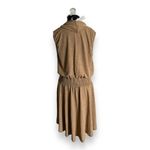 Soft Surroundings Womens Dress Sz Petite M PM Tan Kerry Cowl Neck Sleeveless NEW Photo 4