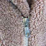 MINKPINK Revolve MINK PINK Dusty Rose Pink Sherpa Teddy Jacket Small Photo 6