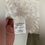 Haute Monde  Women’s White V-Neck Balloon Sleeve Smocked Blouse Top Size 1XL Photo 10