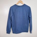 Marine layer Ocean Beach Surf Classic Sweatshirt L Blue Heather Raglan Crewneck Photo 2