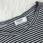 frame denim NWT frame linen striped bell sleeve blouse Photo 3