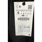 ZARA  Black Studded Button Down Shirt Women’s Small Western Oversized Top NWT Photo 6