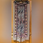 Maeve by Anthropologie Rooibos Wide Leg Palazzo Pants Multicolor Paisley Medium Photo 3