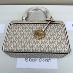 Michael Kors MK Travel XS Duffle Xbody - Lt Cream Multi Photo 5