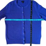 Talbots  Collection Womens XL Petite Purple Cardigan Tank Sweater Photo 4