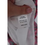 ALICIA BELL Floral Print Tassel Tie Shoulder Dress XL Red Blue Silk Cotton Photo 7