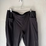 Eddie Bauer  Black Ruched‎ Hem Hiking Pants Women’s Size 8 Nylon Stretch Outdoor Photo 1