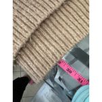 UGG Raelee Tan Wool Blend Cable Knit Sweater Long Sleeve Size SMALL Brown Photo 8