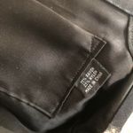 Preston & York 90s Y2K Vintage Dark Black  Clutch Evening Prom Dinner Wedding Hand Bag Purse Silver Accents Mini #gothic #grunge #whimsygoth Slightly Iridescent Photo 2