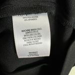 Leith Black Short Batwing Sleeve Round Neck Stretchy Blouse Size S Photo 5