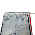 Mother Superior Insider Crop Step Fray Jeans Size: 28 Blue Photo 5