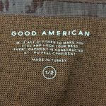 Good American Shine Seamless Leggings Ribbed Brown Size 1/2 Small Medium Ankle Photo 4