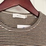 A.L.C. Shiloh Striped Crop Wool Blend Blouse Photo 11