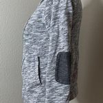 Lucy Activewear Lucy Gray Grey Asymmetrical Full Zip Jacket Women’s Size Small S Coat Photo 2