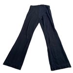 Athleta Women S Petite Black Pleated Split Hem Flare Pant Photo 3