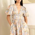 Yumi Kim NEW NWT Gayle Linen Dress In Mellow Brook Crystal Floral Print Photo 0