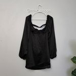 Princess Polly  Kato long sleeve mini dress black Photo 4
