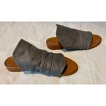 EUC Sheridan Mia Moa Slouchy Leather Thong Sandal, Grey, Sz. 6.5 (37) Gray Photo 5