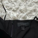 Jcrew  Cropped Velvet Jumpsuit Black Size 6 Photo 4
