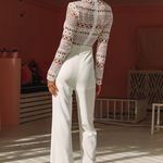 Love by Design Nordstrom Chelsea lace bodice jumpsuit in gardenia white size XS Photo 2