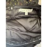 Allison & Kelly Sequin Dress Strapless Mini Sheath Ruffle Juniors Small Swiftie Black Photo 8