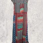 Tolani Feathers by , off the shoulder, hi-low, sleeveless, midi dress, size small Photo 2